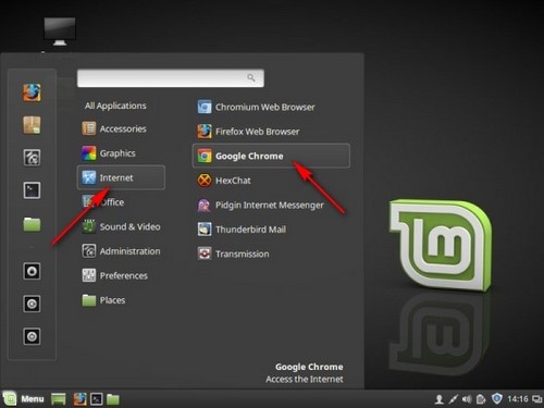 Hướng dẫn cài đặt Google Chrome trên Linux Mint 18