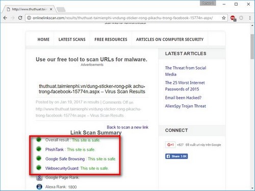 Các cách kiểm tra link an toàn khi lướt web