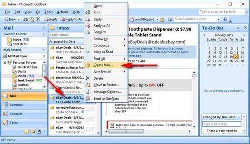 Tạo Rule trong Outlook, phân loại và lọc email trong Microsoft Outlook 0
