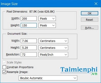 edit your size in photoshop