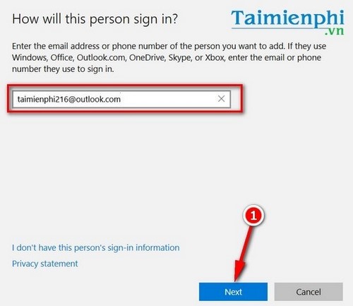 Tạo tài khoản Windows 10 không cần mail Microsoft