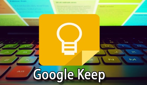 su dung google keep tren may tinh