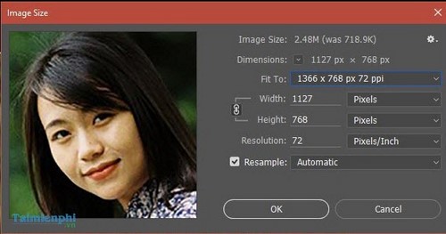 Cách tăng độ nét cho ảnh bằng PhotoShop