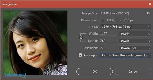 Cách tăng độ nét cho ảnh bằng PhotoShop