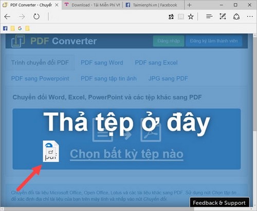 doi pdf sang word
