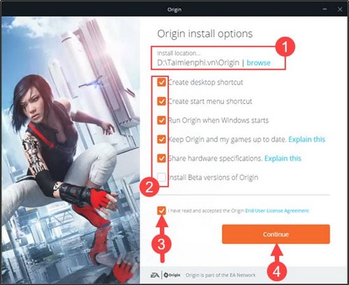 Cách cài Origin, sử dụng Origin tải game trực tuyến trên máy tính