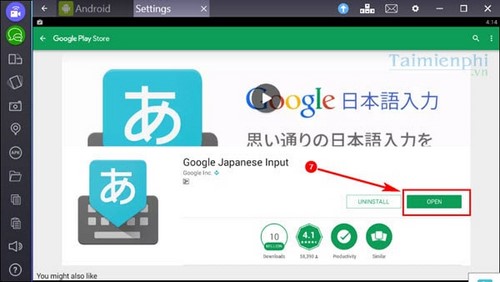Cài, gõ tiếng Nhật trên Bluestacks, phần mềm giả lập Android