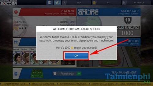 Cách tạo đội bóng trong Dream League Soccer 2016