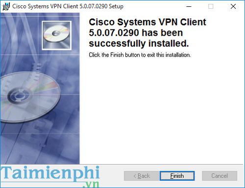 Sửa lỗi Error 27850 khi cài Cisco VPN trên Windows 10
