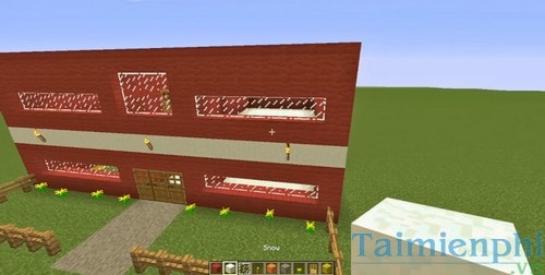 Hướng dẫn xây trường, lớp học trong game Minecraft cho học sinh, sinh viên