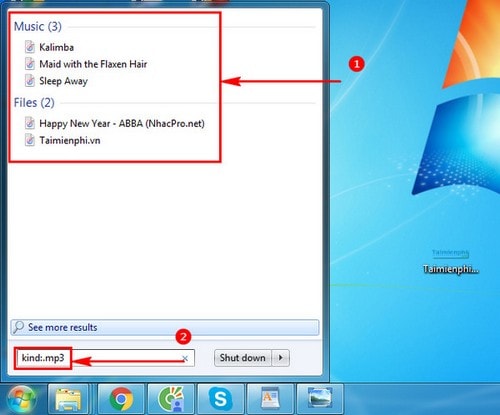 tim kiem file tren win 7