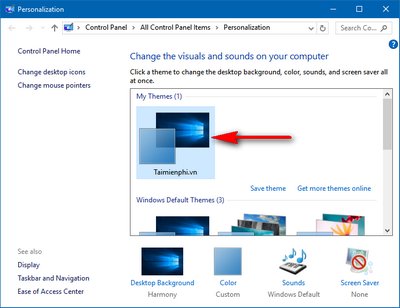 Cách lưu lại các tùy chọn giao diện trên Windows 10
