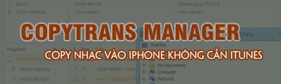 copy nhac vao iphone bang copytrans manager