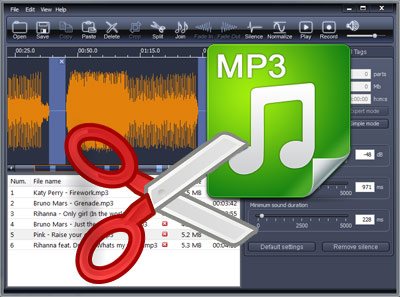 Cắt mp3, ghép nhạc mp3 bằng X Wave MP3 Cutter Joiner trên máy tính