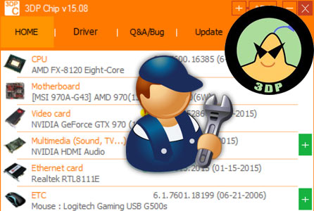 cai dat 3d chip tai driver tu dong cho may tinh