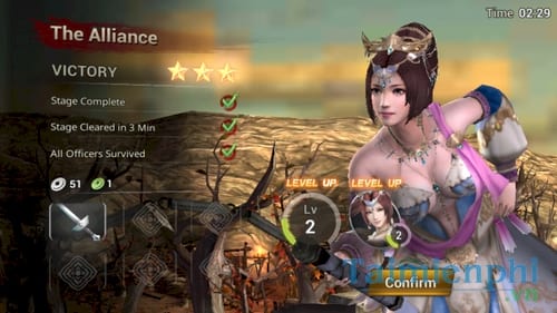 Dynasty Warrior, chơi game Tam Quốc trên điện thoại Android, iPhone, iPad