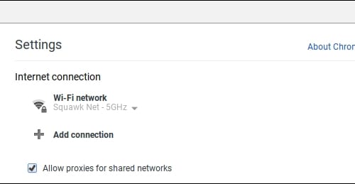 Hướng dẫn cài đặt Proxy Server cho Chromebook