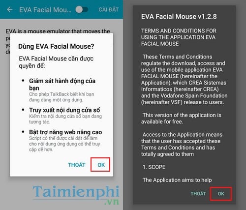 Điều khiển điện thoại Android, Samsung, Oppo, HTC ... bằng Eva Facial Mouse