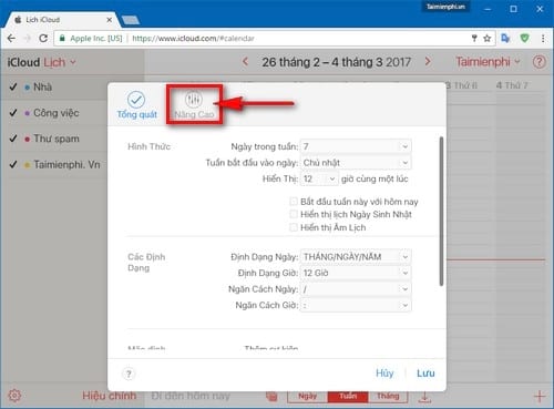 Hướng dẫn chặn lời mời spam trong Calendar iCloud trên iPhone, iPad