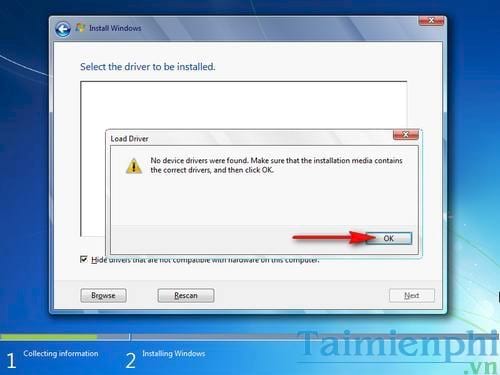 sua loi required cd dvd drive device driver is missing khi cai windows 7 8 10 4
