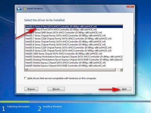 sua loi required cd dvd drive device driver is missing khi cai windows 7 8 10 5