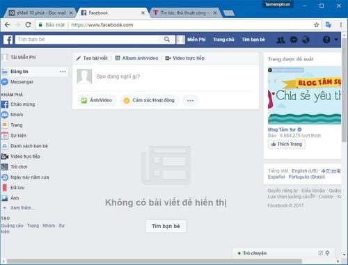 Cách đăng ký Facebook không cần email thực, dùng email ảo