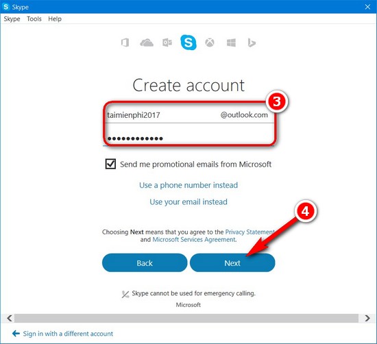 Cách đăng ký Skype, tạo tài khoản Skype chat, nhắn tin trên máy tính 27