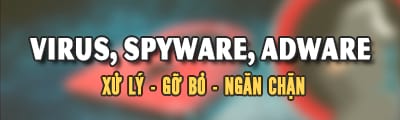 Gỡ bỏ phần mềm gián điệp, quảng cáo, spyware, adware thủ công