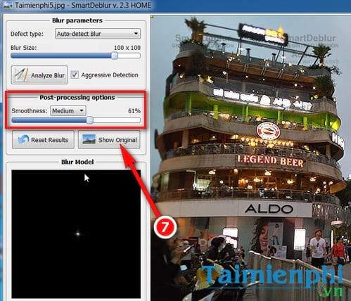 Dùng SmartDeblur khôi phục ảnh mờ trở nên sắc nét