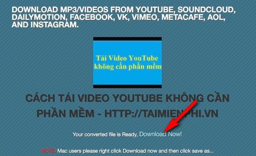 cach tach nhac mp3 tu youtube khong su dung phan mem