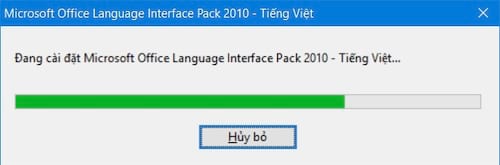 Cài tiếng Việt cho Office 2010, đổi ngôn ngữ trong Microsoft Office 2010