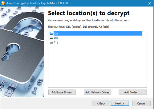 Cách phòng tránh mã độc tống tiền trên Windows 10 bằng Avast Decrypter CryptoMix
