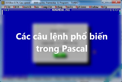 Vẽ hình trong Pascal  Sách Giải