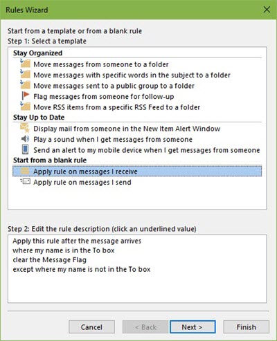 dung thunderbird chan nguoi gui thong bao email lam phien trong outlook 14