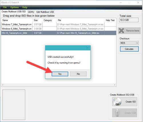 tao usb boot bang xboot
