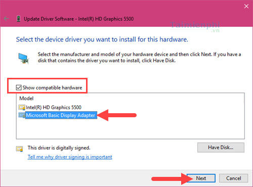 Khắc phục lỗi không thể chỉnh độ sáng màn hình trên Windows 10