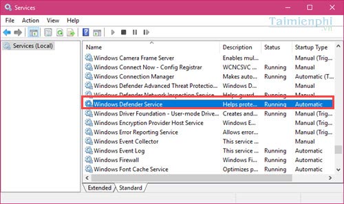 Sửa lỗi Windows Defender bị vô hiệu hóa trên Windows 10, 8.1, 8