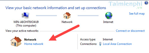 Kết nối mạng HomeGroup, mạng gia đình trong Windows 7