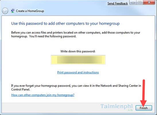 Kết nối mạng HomeGroup, mạng gia đình trong Windows 7