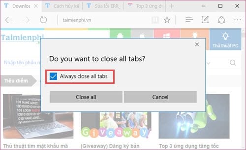 How to manage multiple tabs on microsoft edge 9