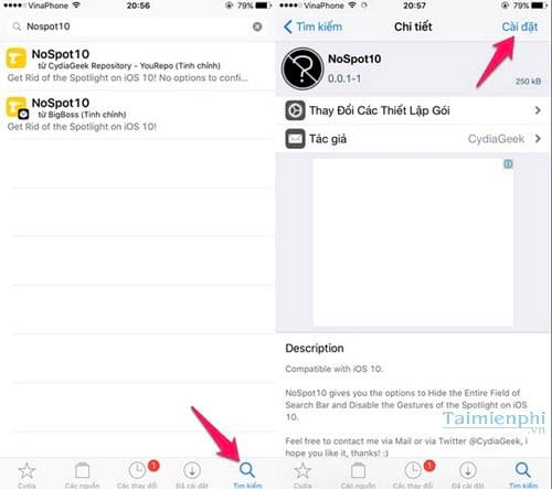Hướng dẫn ẩn thanh tìm kiếm Spotlight trên iPhone, iPad
