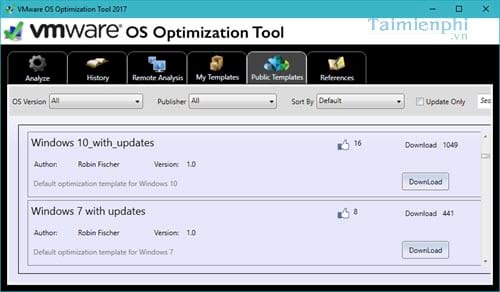 Tối ưu hóa Windows 10 bằng VMware OS Optimization Tool