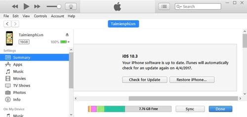 Cách cập nhật iOS 10.3 cho iPhone, iPad qua OTA và iTunes