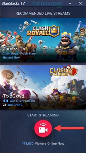 Cách Stream Game Mobile lên Facebook bằng Bluestacks