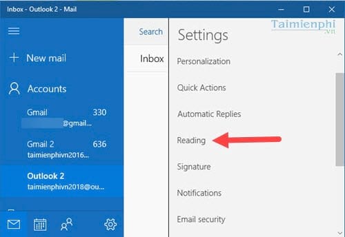 Cách bật Focus Inbox trên Windows 10, lọc thư trong Outlook