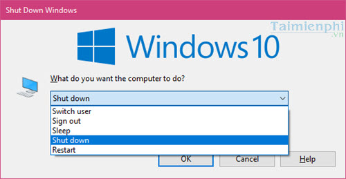 Tổng hợp các cách tắt Windows 10, shutdown win 10 nhanh nhất 18