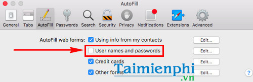 Tắt thông báo yêu cầu lưu mật khẩu trên trình duyệt Chrome, Cốc Cốc, Firefox, Edge, IE, Safari