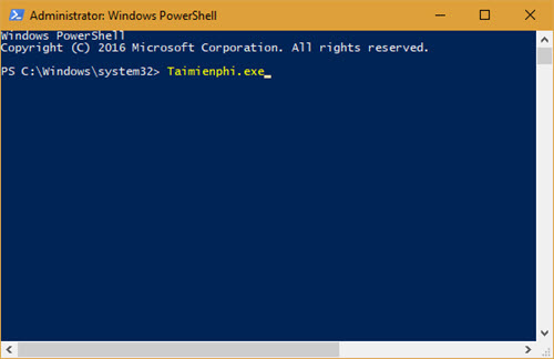 Tổng hợp các cách mở Powershell trên Windows 10 Creators