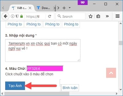 Cách viết chữ lên ảnh online trực tuyến, tạo các status hình ảnh