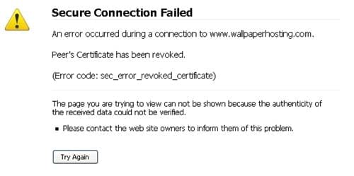 Sửa lỗi sec_error_revoked_certificate trên Mozilla Firefox, lỗi không vào được website